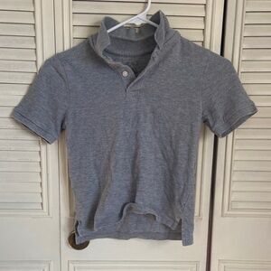 Gray Kids Polo Shirt